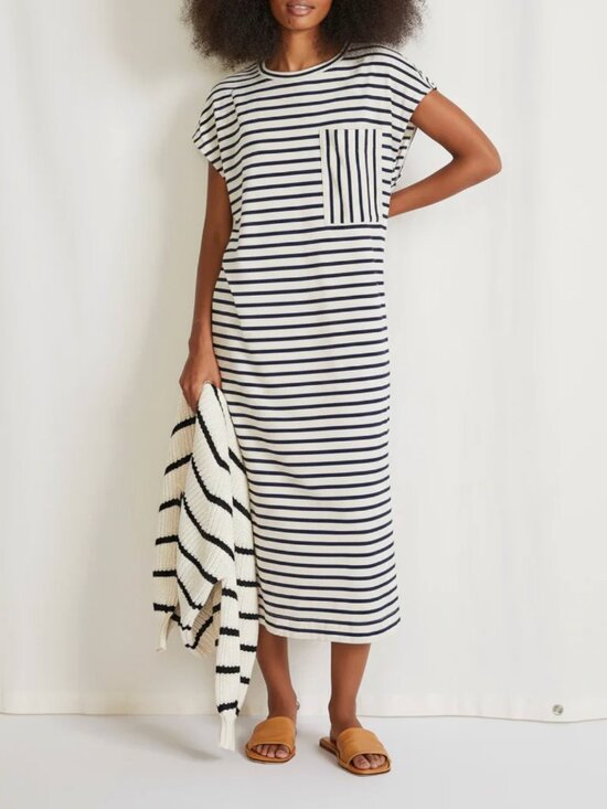 Apiece Apart Dresses & Skirts - Apiece Apart | Elodie Tank Dress in Navy/Cream Stripe